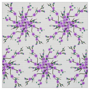 Tissu rétro motif floral