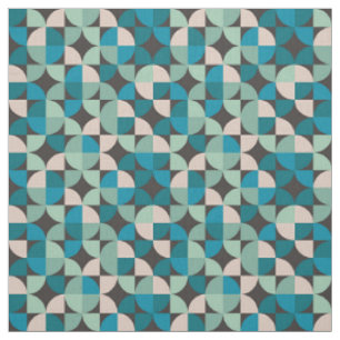 Tissu Rétro motif vintage des années 60