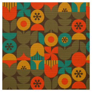 Tissu rétro nostalgique des années 60 les année