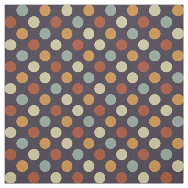 Tissu Rétro pois (Échantillon)