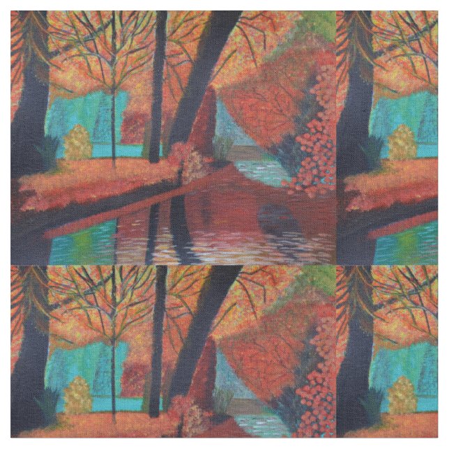 Tissu Rêves d'automne (Fermer)