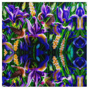 Tissu Rêves de colibris brillants