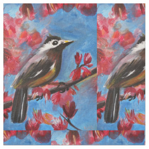 Tissu Rêveur d'oiseaux de printemps