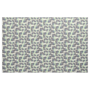 Tissu Rhinocéros noir