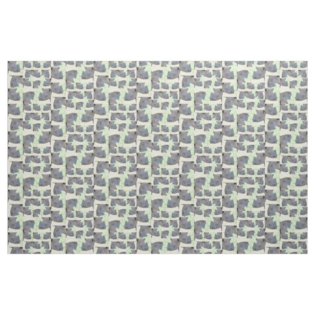 Tissu Rhinocéros noir (Fat Quarter)
