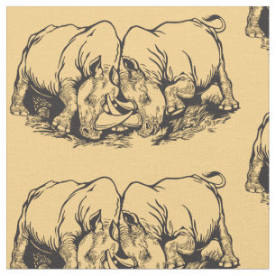 Tissu rhinocéros ou rhinocéros