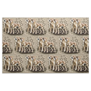 Tissu Rhodesian Ridgeback Star Fabric