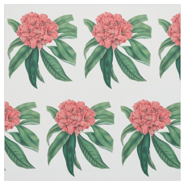Tissu Rhododendron rose (Échantillon)