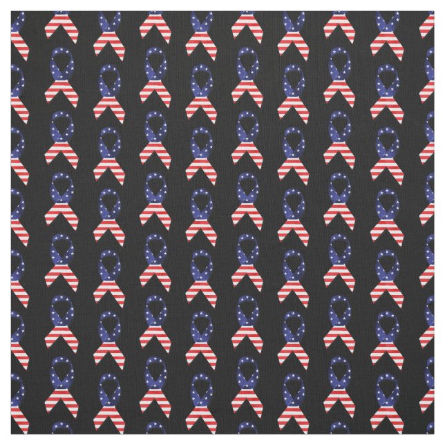 Tissu Ribbon USA (Échantillon)