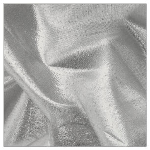 Tissu Rich Crumpled Métallurgique Gris Faux Lame'