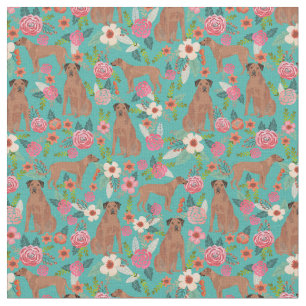Tissu rideau rhodésien flair vintage turquoise