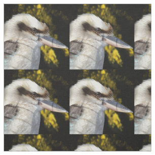 Tissu Rires dans les buissons, le Kookaburra australien,