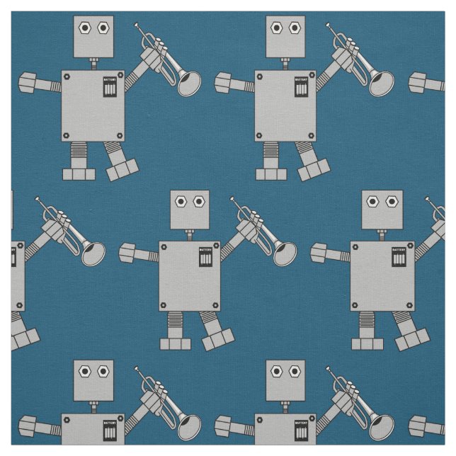 Tissu Robot de Trumpet (Échantillon)