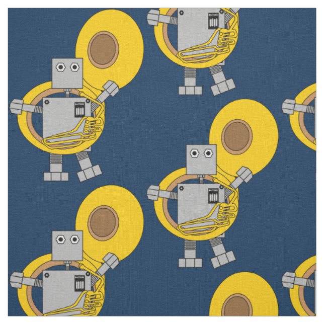 Tissu Robot Tuba (Échantillon)