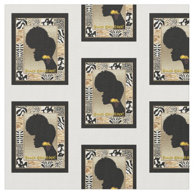 Tissu Rock Black Girls (Fermer)