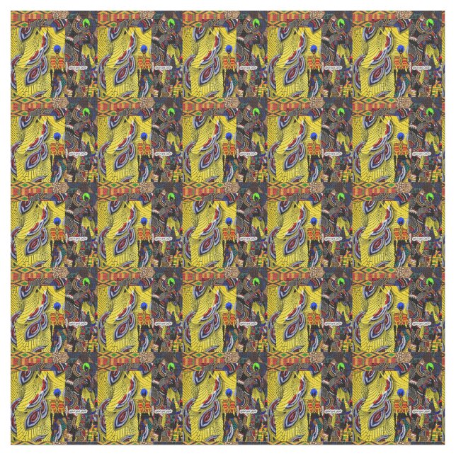 Tissu Rock Black Girls (Fermer)