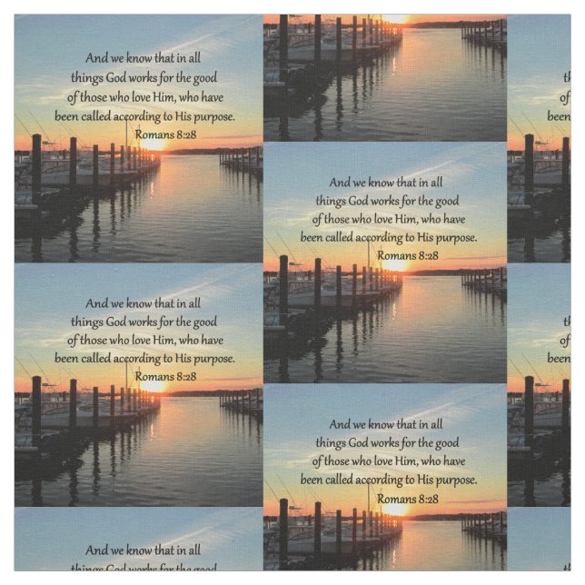TISSU ROMAINS 8:28 DESIGN PHOTO SUNSET (Échantillon)