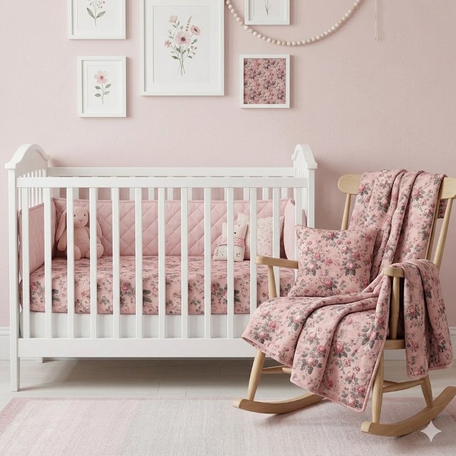 Tissu Romantic French Rococo Rose Garden Toile Pattern  (Romantic French Rococo Rose Garden Toile Pattern Fabric)