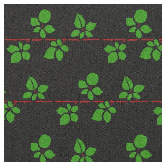 Tissu ronce noire (Fermer)