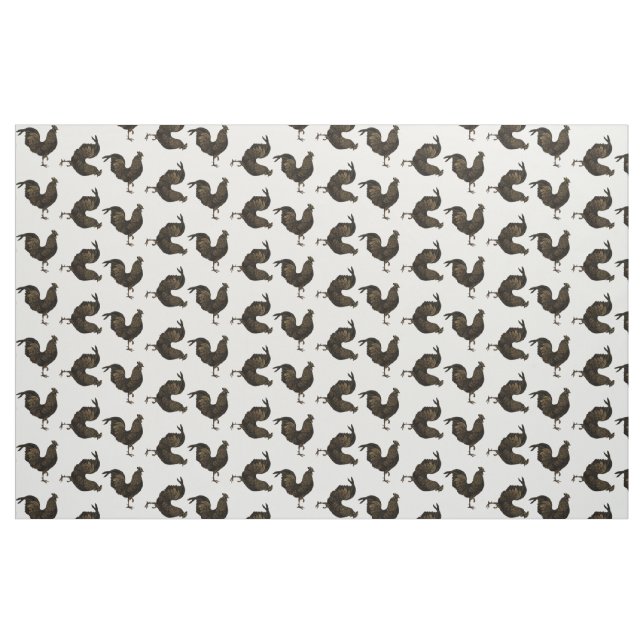 Tissu Rooster Rustique Chic Chinois Nouvel An 2017 Fabri (Fat Quarter)