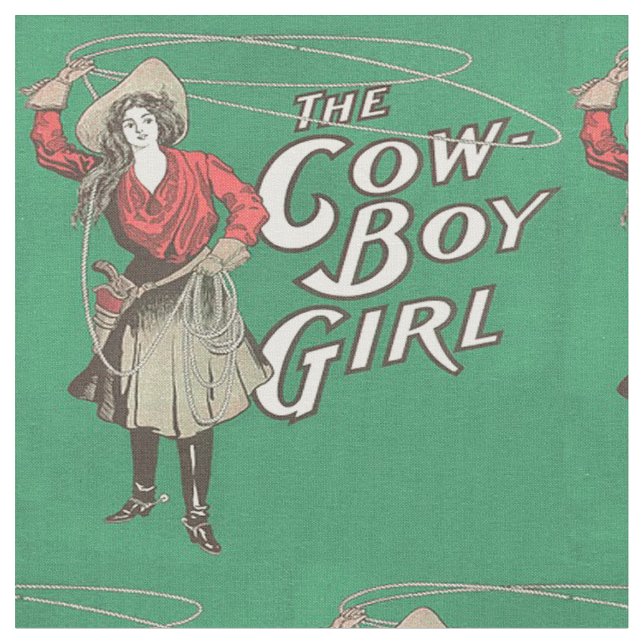 Tissu Roping de cowboy occidental vintage de (Fermer)