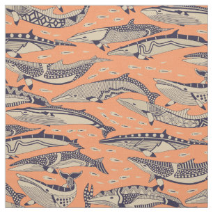 Tissu rorquals de pin