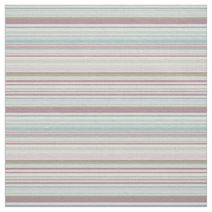 Tissu Rose, Aqua, menthe, pluie de printemps et rayures
