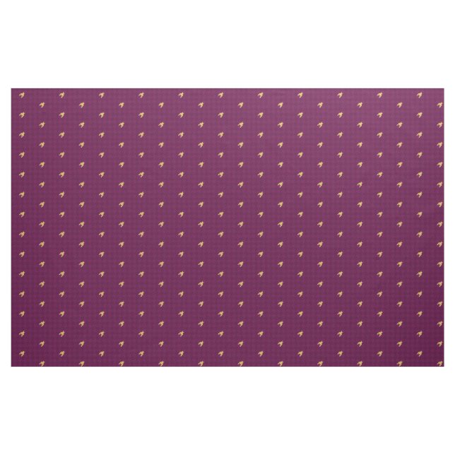 Tissu Rose avec structure en pied de cheminée d'ascensio (Fat Quarter)