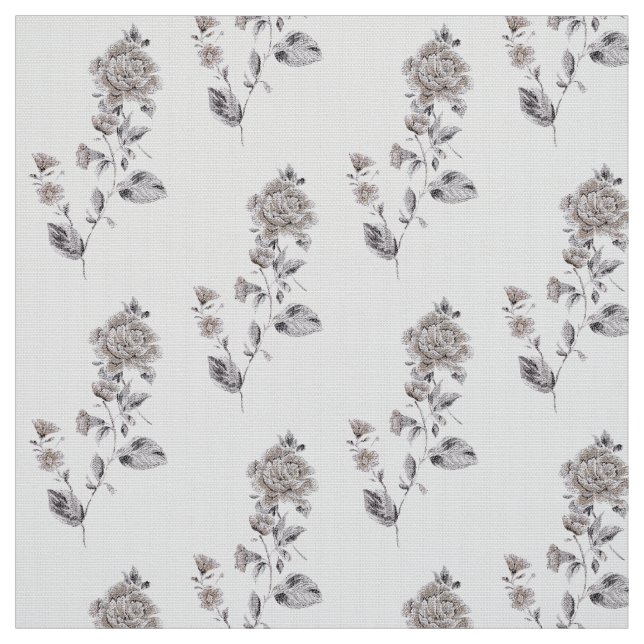 Tissu Rose beige (Échantillon)