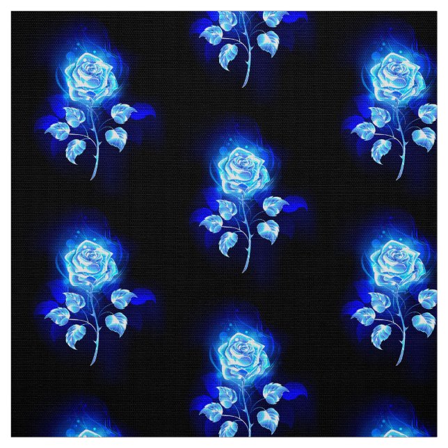 Tissu Rose bleu brûlant (Échantillon)
