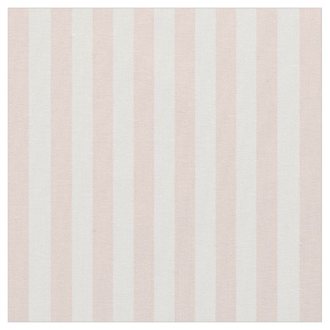 Tissu Rose Clair & Rayures Ivoire (Fermer)