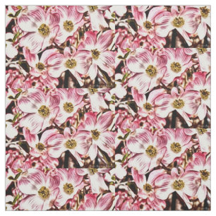 Tissu rose de cornouiller