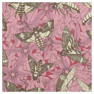 Tissu Rose de l'éperon de la mort