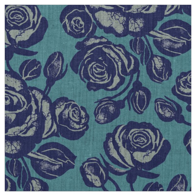 Tissu Rose de Terre Bleue (Échantillon)