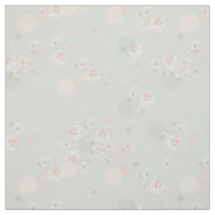 Tissu Rose de thé doux