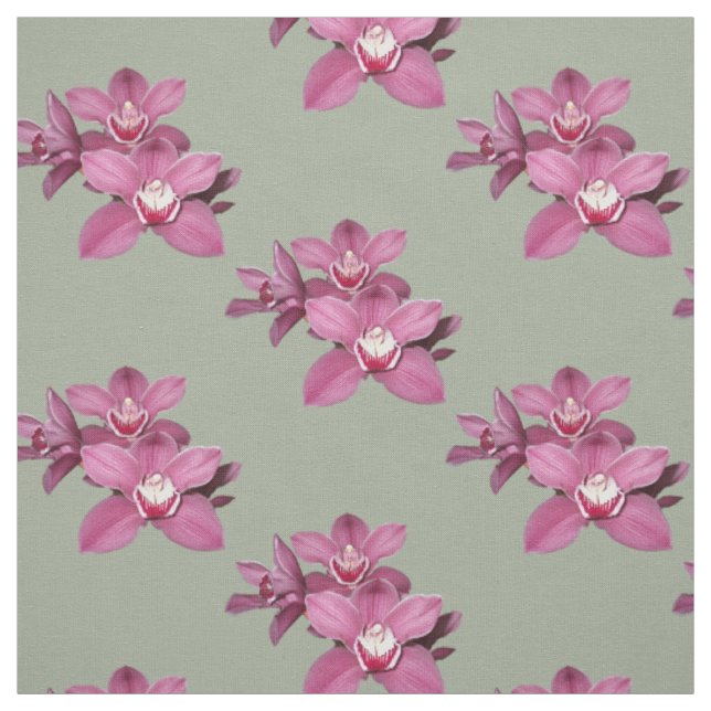 Tissu rose d'orchidées (Échantillon)