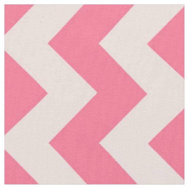 Tissu rose et blanc de rayure de Chevron (Fermer)