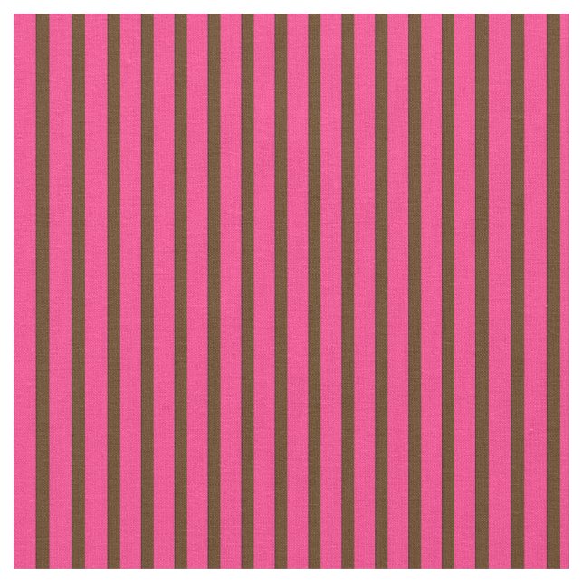 Tissu rose et Brown à 13 bandes (Fermer)