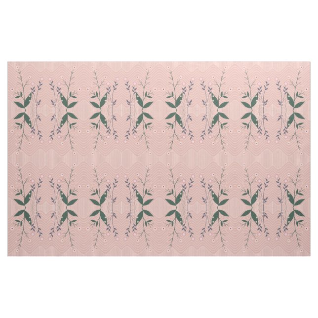 TISSU ROSE FLEURS (Fat Quarter)