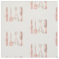 Rose Gold Ciseaux Coiffeur Styliste Salon Motif