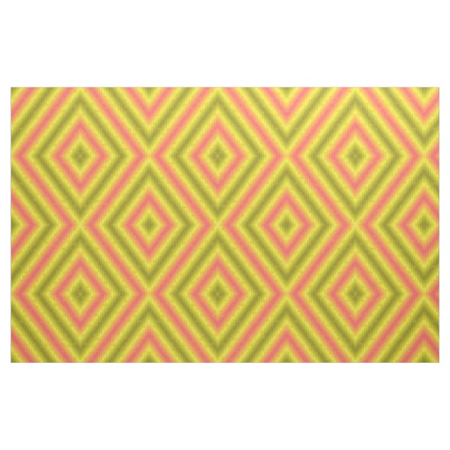 tissu rose jaune (Fat Quarter)