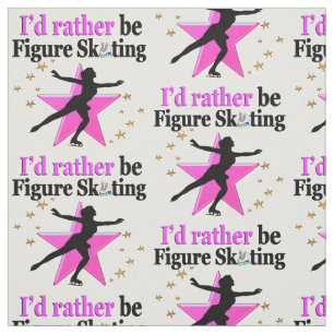 TISSU ROSE J'AURAIS PLUTÔT L'AIR DE FAIRE DU SKATING GLA