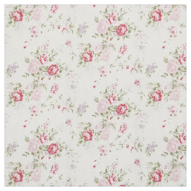 Tissu Rose minable floral (Échantillon)