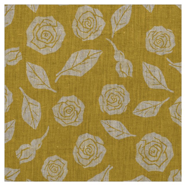Tissu Rose Pandora - Cinderella Gold (Échantillon)