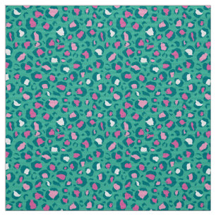 Tissu rose pastel et panthère minuscule