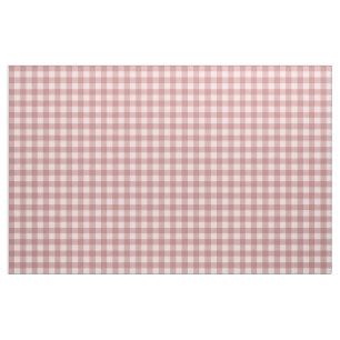 Tissu rose poussiéreux plaid en vichy esthétique preppy