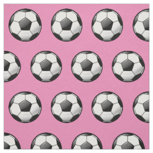 Tissu Rose rond brillant de ballon de football