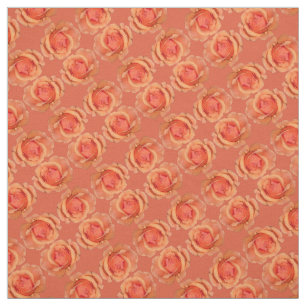 Tissu rose Rose orange Tissu Customisé Textiles
