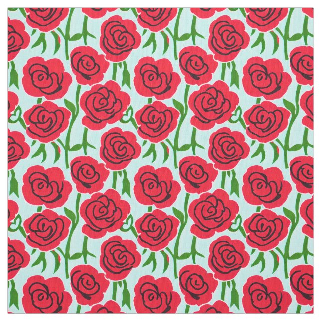 Tissu rose rouge brillant (Échantillon)