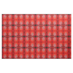 Tissu Rose rouge en forme de coeur